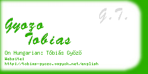 gyozo tobias business card